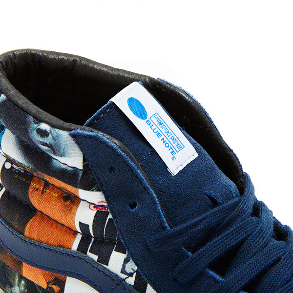 Vans blue note shoes Clearance